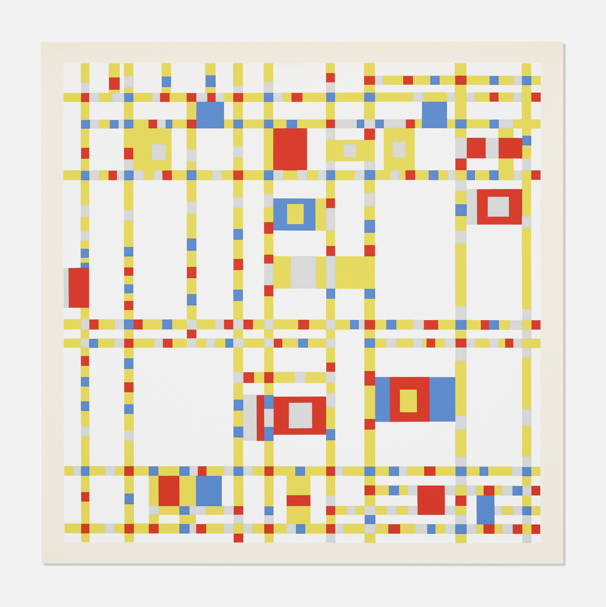 ‘Broadway Boogie Woogie‘ von Piet Mondrian- eines der wichtigsten und sicher auch teuersten Gemälde mit New York Thematik