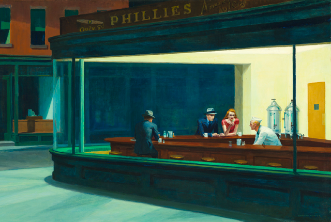 Nighthawks – die Geschichte hinter einem der bekanntesten amerikanischen Gemälde des 20. Jahrhunderts