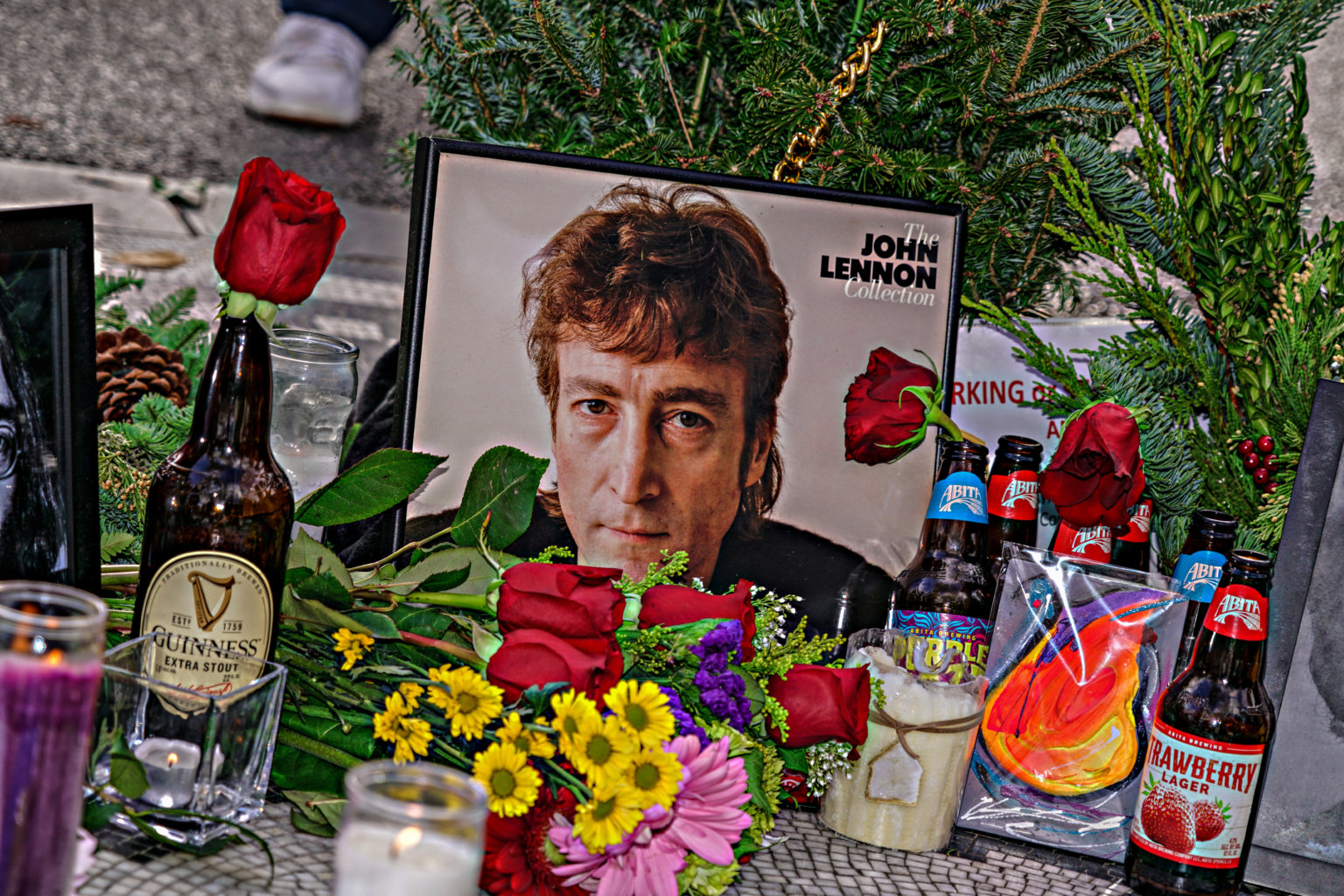 Zum 40. Todestag – Fans gedenken John Lennon im Central Park