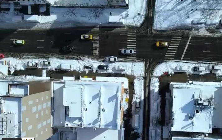 Dronenvideo zeigt New York nach dem Megaschneesturm letzte Woche