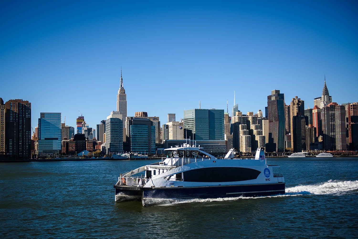 Das imposante, moderne Netzwerk öffentlicher Fähren, das in nur sechs Jahren in New York entstand