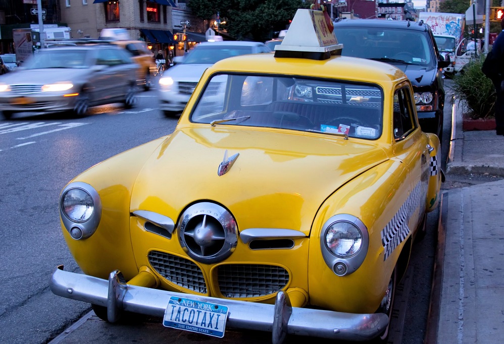 Diese Taxis fuhren im 20. Jahrhundert auf den Straßen New Yorks