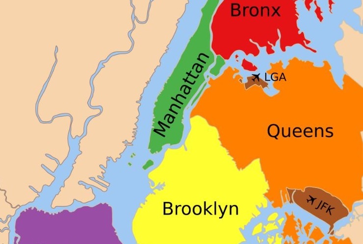 Warum besteht die Stadt New York aus den 5 ‘Boroughs’ (Bezirken)?