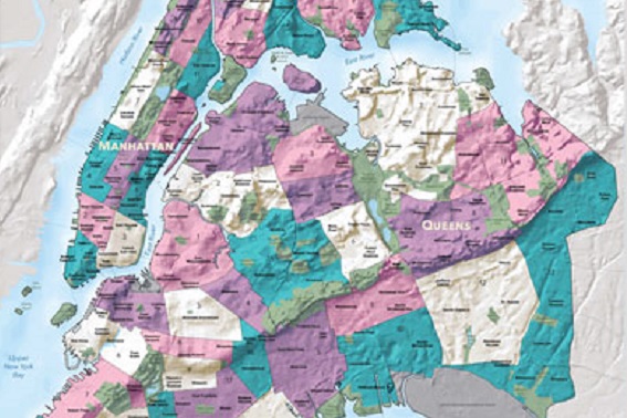 Fokus auf die vielen Stadtviertel – Dieser  besondere Plan hilft, New York besser zu verstehen