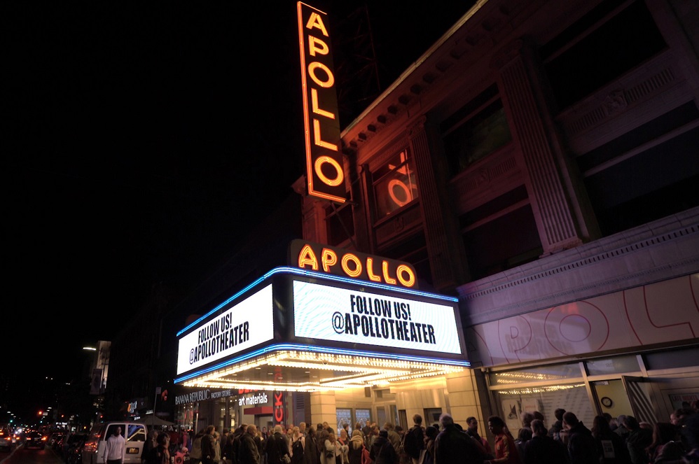 Das Apollo Theater in Harlem – geschichtsträchtige Veranstaltungsstätte für schwarze Musik – wird 90