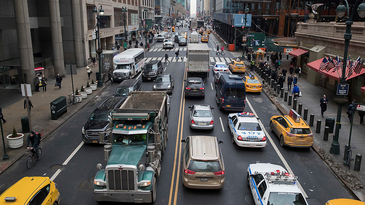 Erste Auswertungen von Daten lassen die Manhattan City Maut als Erfolg erscheinen