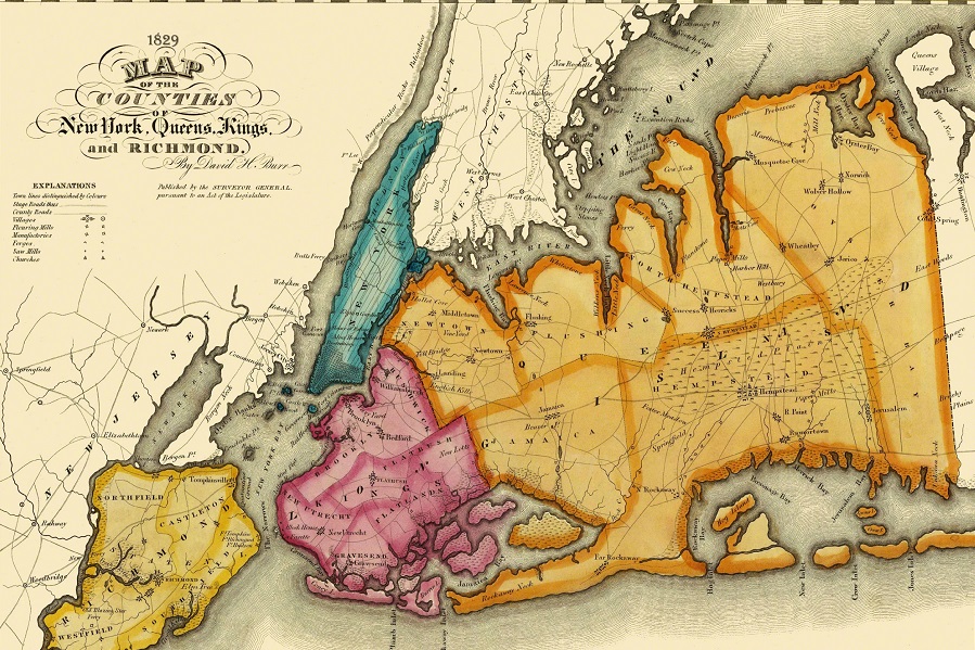 So bekamen Manhattan und die anderen vier Boroughs (Bezirke) ihre Namen